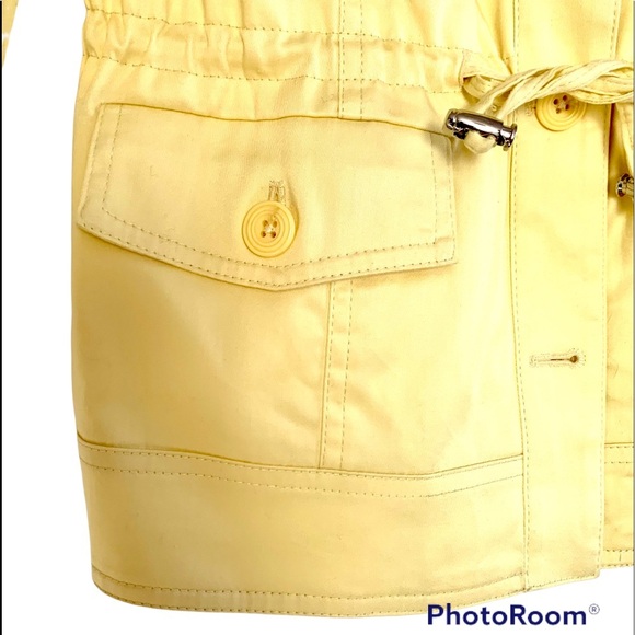 Sandro Pastel Yellow Lined Jacket NWT - Picture 5 of 9